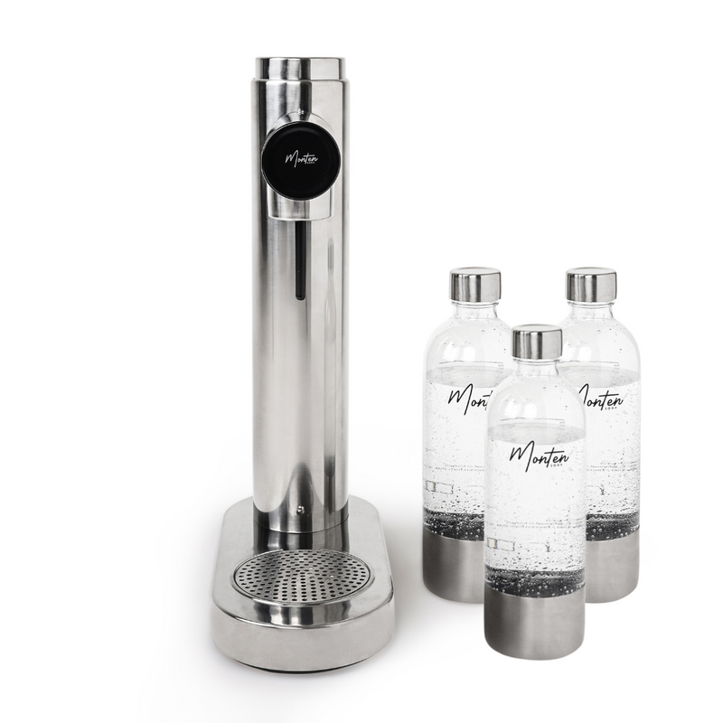 Polished Steel Soda Maker