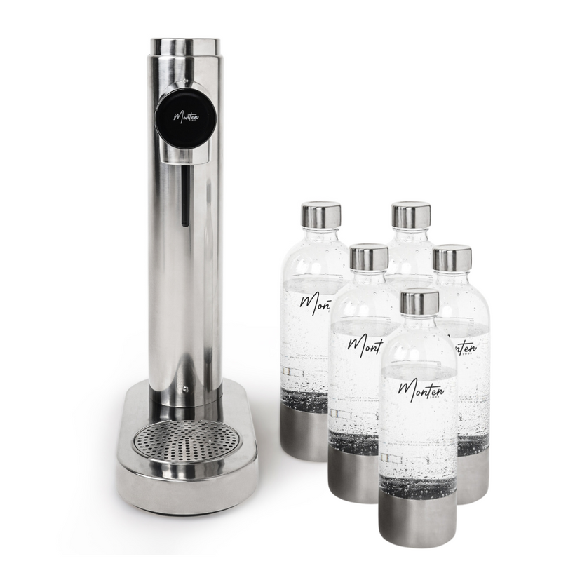 Polished Steel Soda Maker