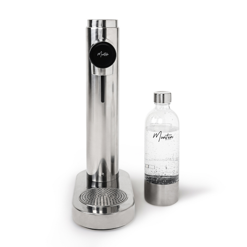 Polished Steel Soda Maker