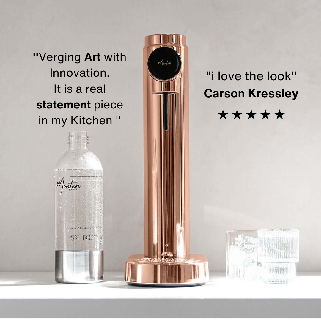 Copper Soda Maker Machine Monten Soda Sparkling Water Maker